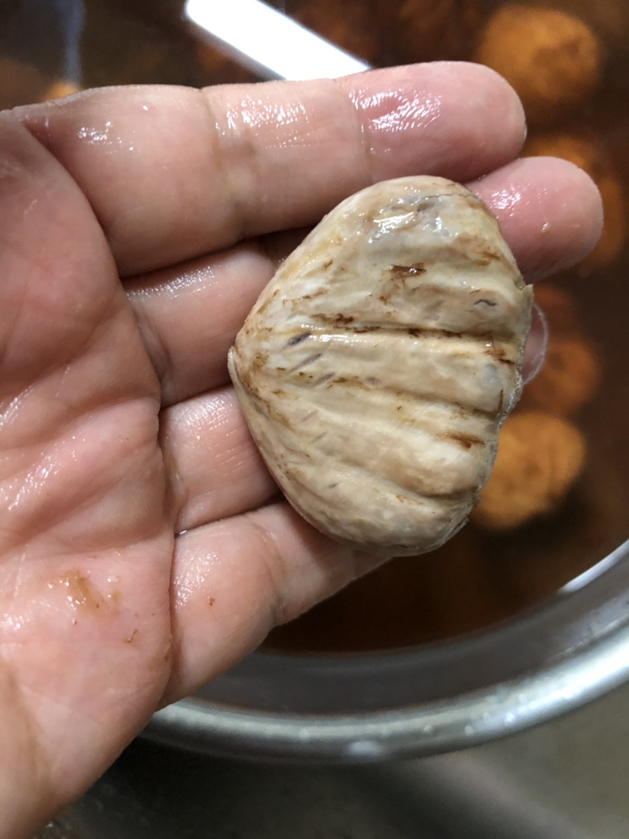 綺麗になった栗