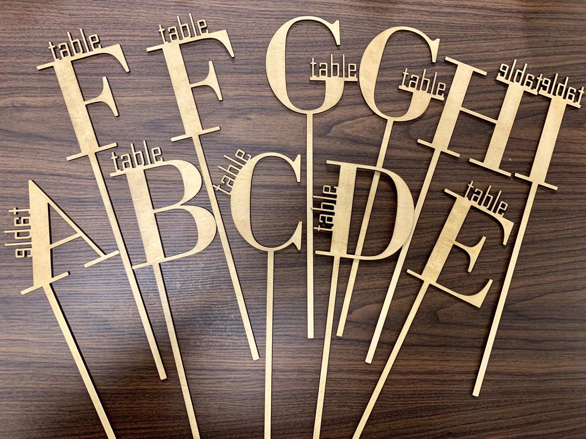 テーブルナンバー