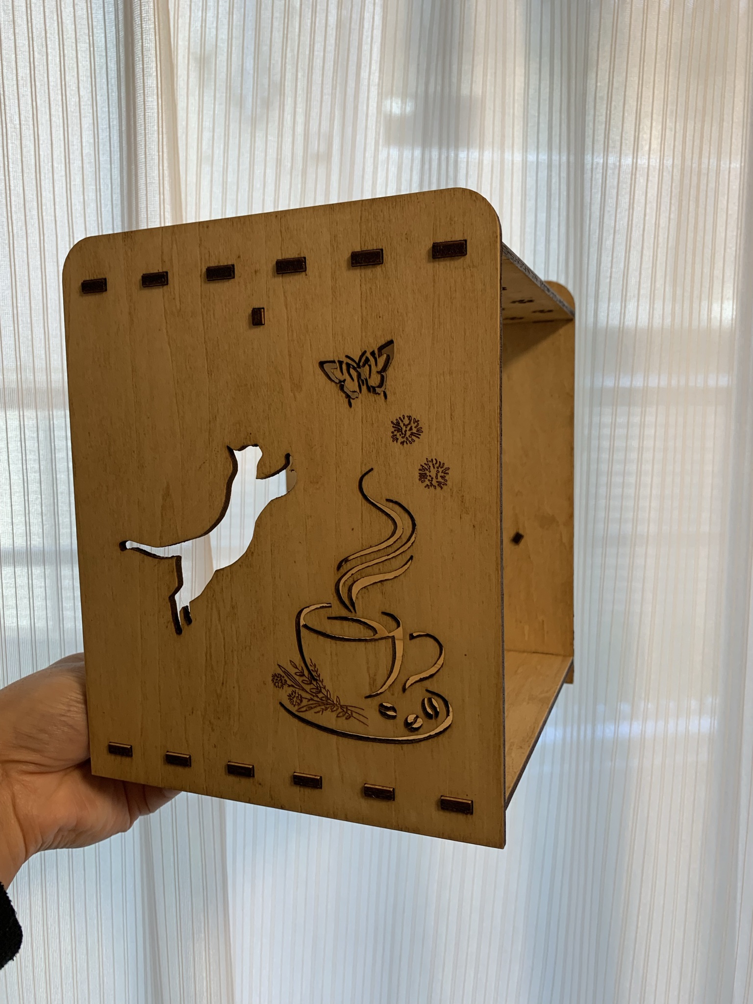 猫の木漏れ日コーヒードリッパー(ナチュラルアンティーク)