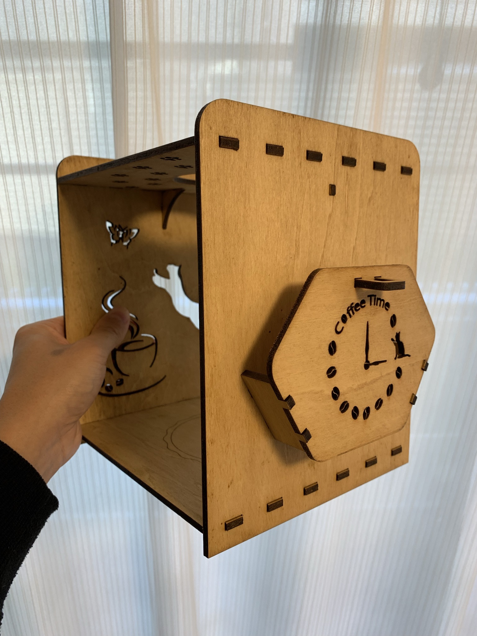 猫の木漏れ日コーヒードリッパー（ナチュラルアンティーク）