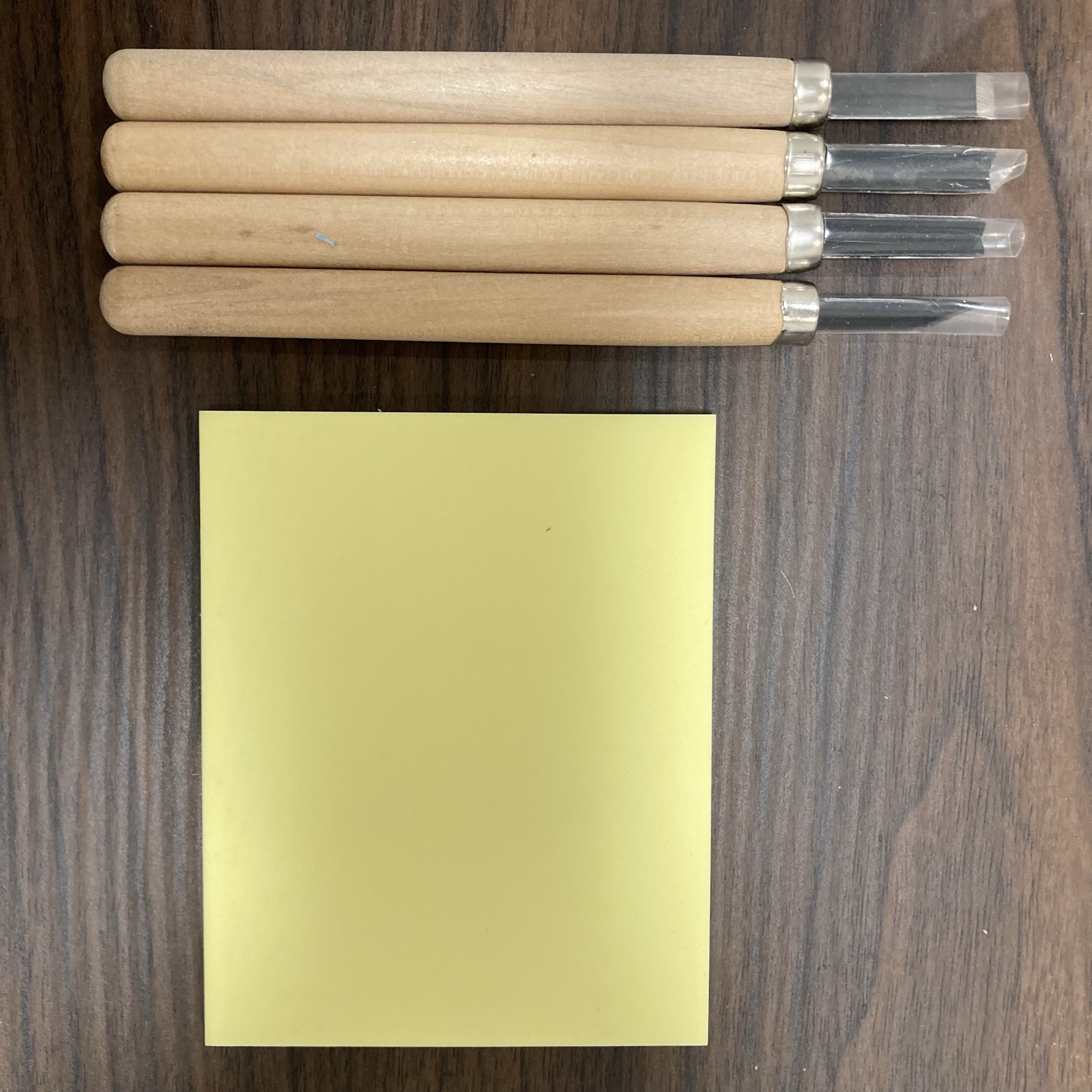 消しゴムハンコ　準備