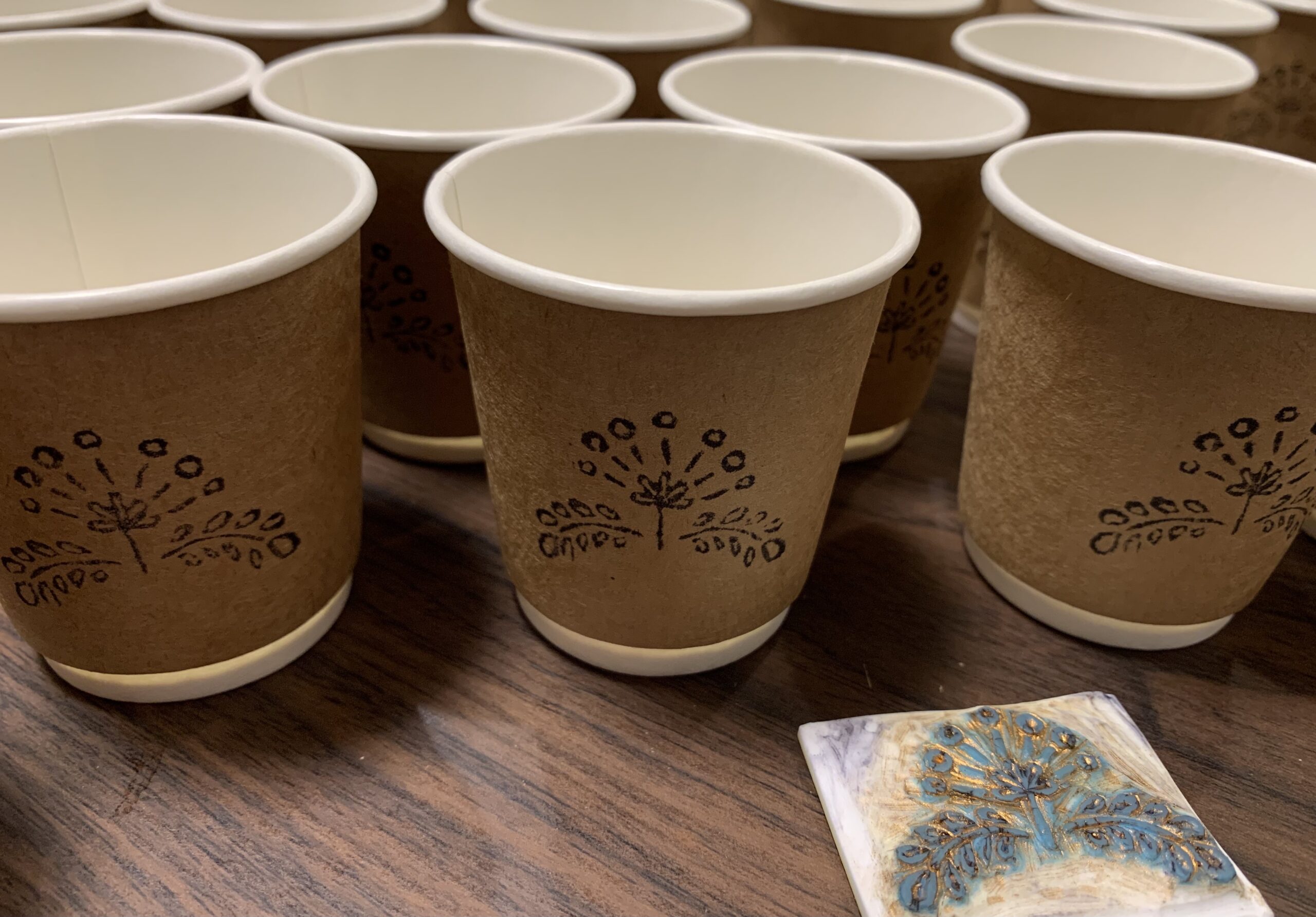 結婚式DIY　紙コップ