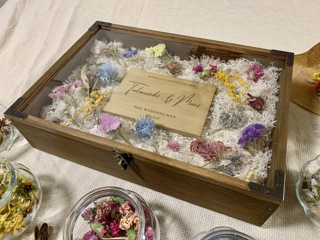 手作り結婚証明書